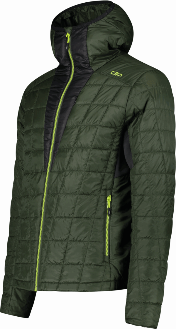 CMP MAN JACKET FIX HOOD OIL GREEN – Bild 2
