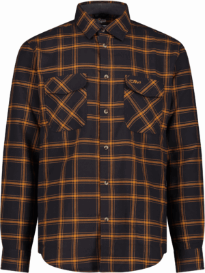CMP MAN SHIRT ANTRACITE-ZUCCA