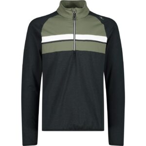 CMP MAN SWEAT NERO MEL.