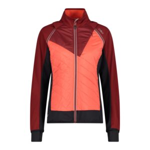 CMP WOMAN JACKET WITH DETACHABLE SLEEVES GRANATA