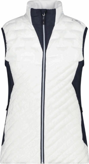 CMP WOMAN VEST HYBRID BIANCO