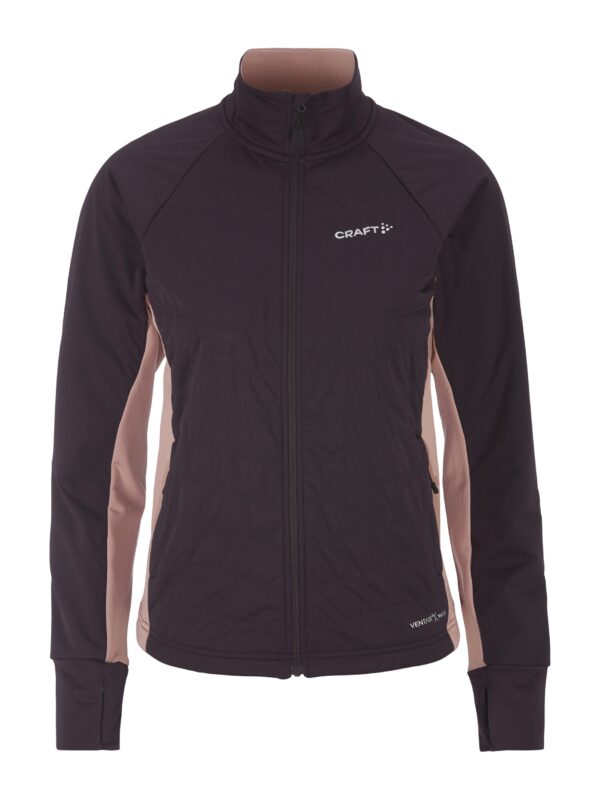 CRAFT ADV ESSENCE WARM JACKET W DK PLUM/CHARM