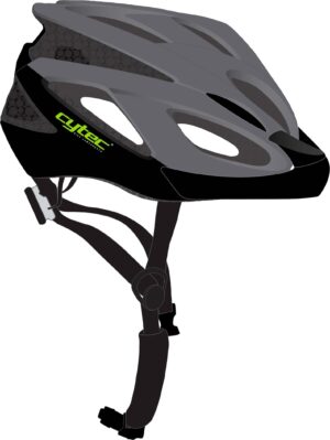 CYTEC Fahrrad-Helm Leader 2.10 GRAU/SCHWARZ/MATT
