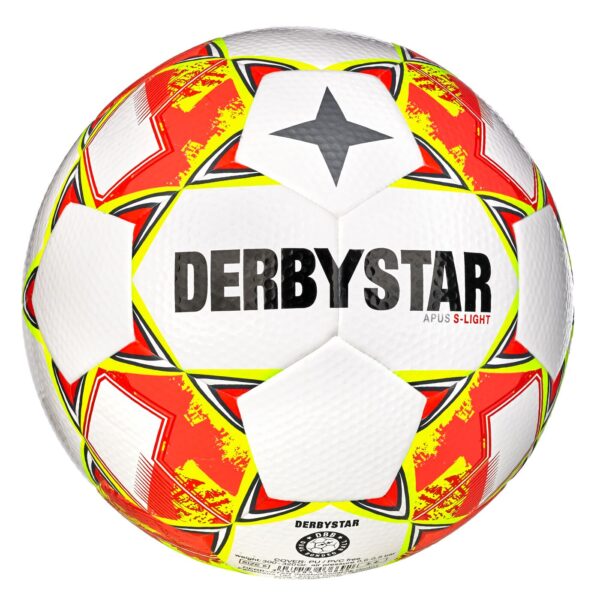 DERBYSTAR Apus S-Light v24 WEISS GELB ROT – Bild 3