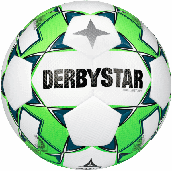 DERBYSTAR Brillant APS v22 WEIß GRÜN GRAU
