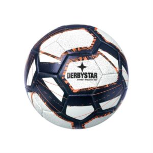 DERBYSTAR Miniball Street Soccer v22 WEIß BLAU ORANGE