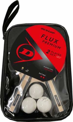 DUNLOP FLUX PREMIUM 2 PLAYER SET BLACK/RED/BLUE