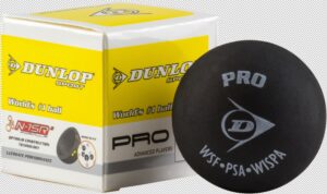 DUNLOP Sq-Ball Pro, 2 gelbe Punkte 700067 SCHWARZ