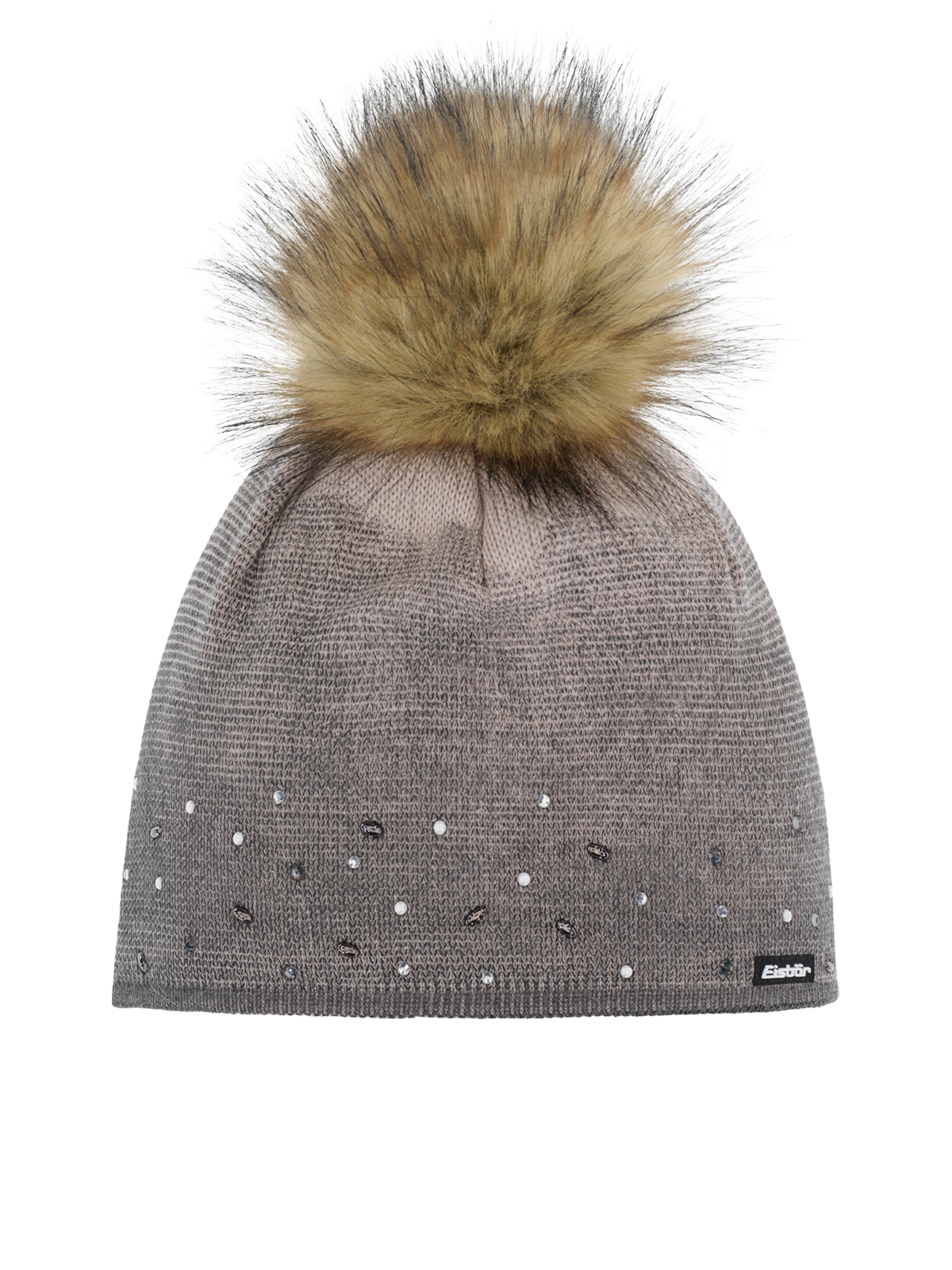 EISBÄR Dip Dye Lux Crystal MÜ BRUSHED SILVER-SCHWARZ/REAL