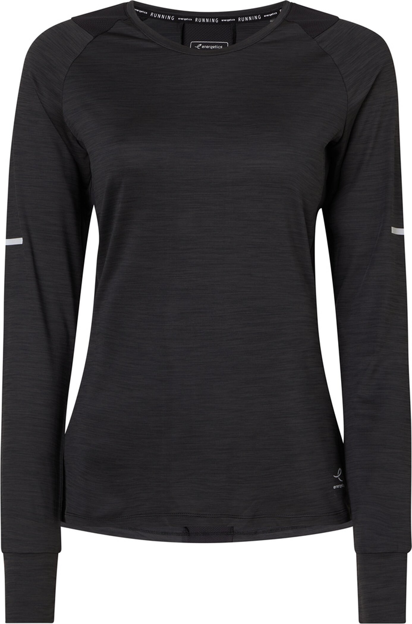 ENERGETICS Da.-Langarmshirt Evii L/S W MELANGE/BLACK/BLACK