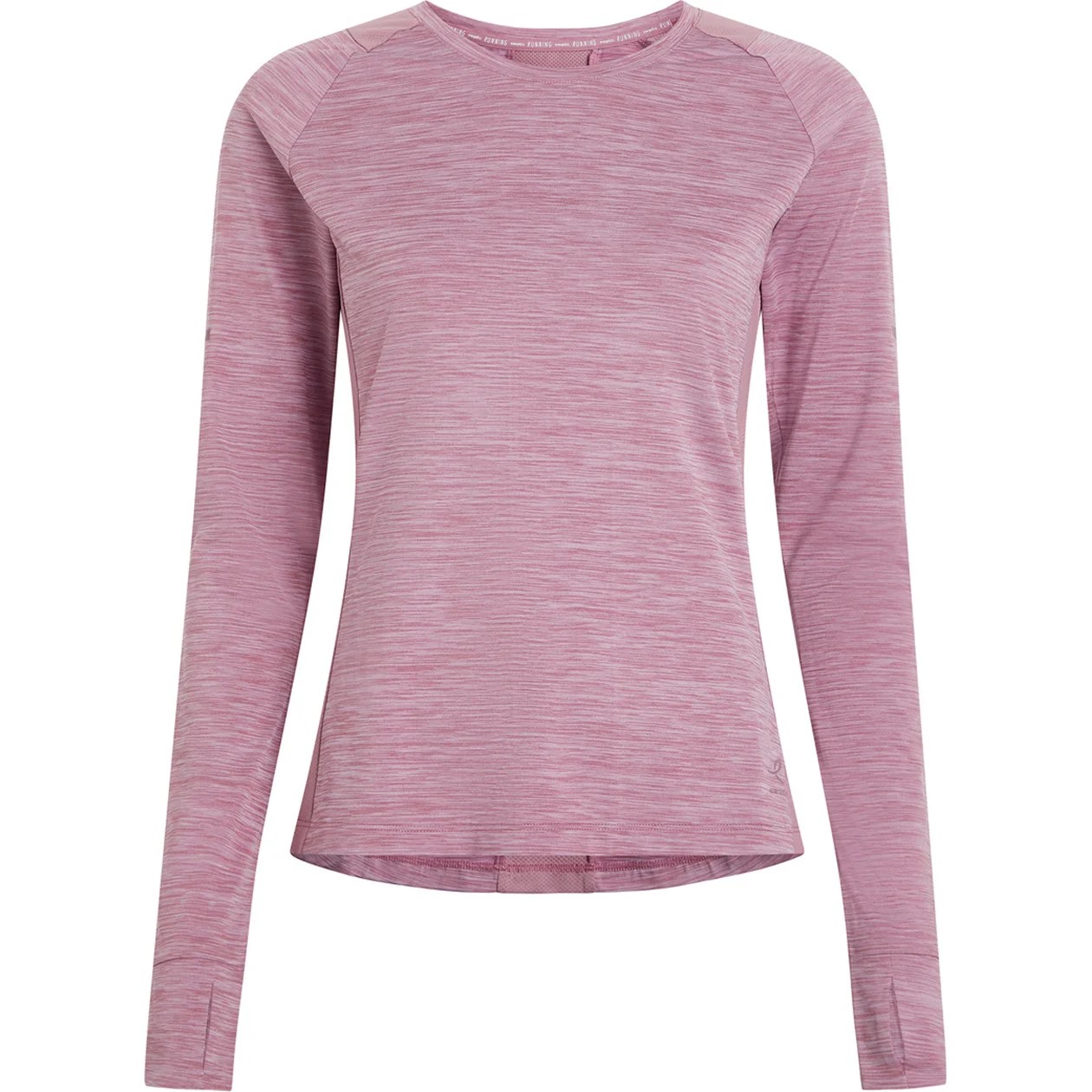 ENERGETICS Da.-Langarmshirt Evii L/S W MELANGE/VIOLET/LILAC