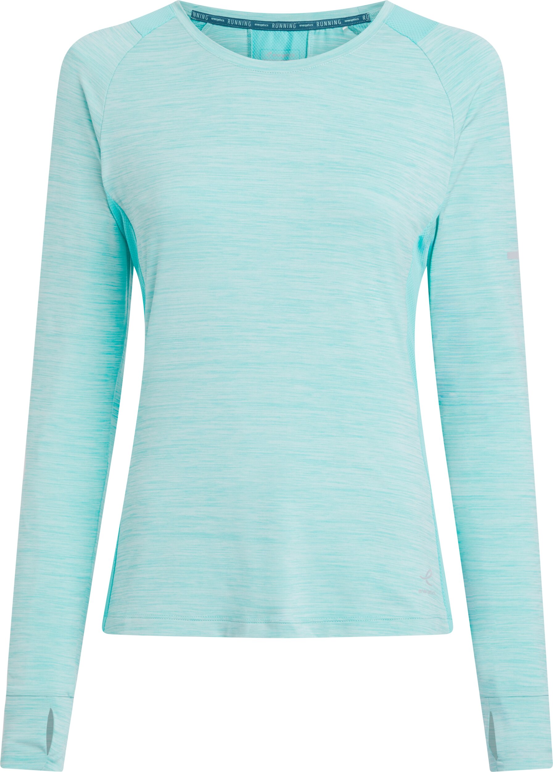 ENERGETICS Da.-Langarmshirt Evii L/S W MELANGE/MINT DARK/MI
