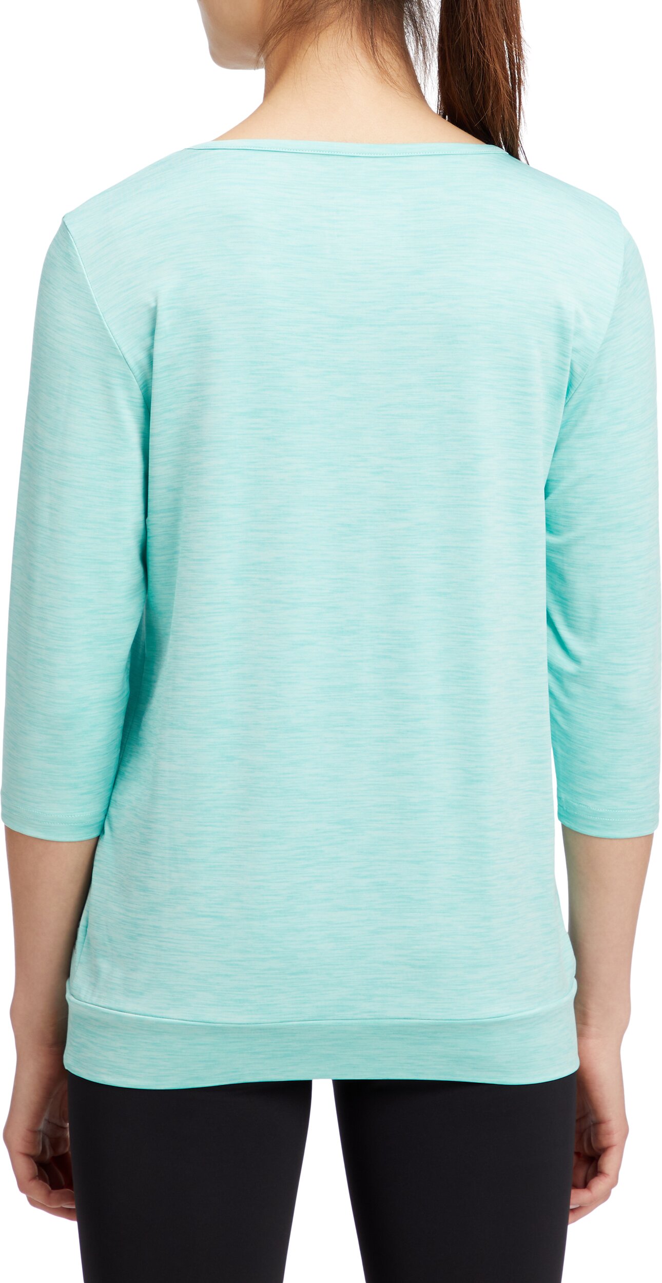 ENERGETICS Da.-Shirt Jewel 3/4 SS W MELANGE/MINT DARK/MI – Bild 2