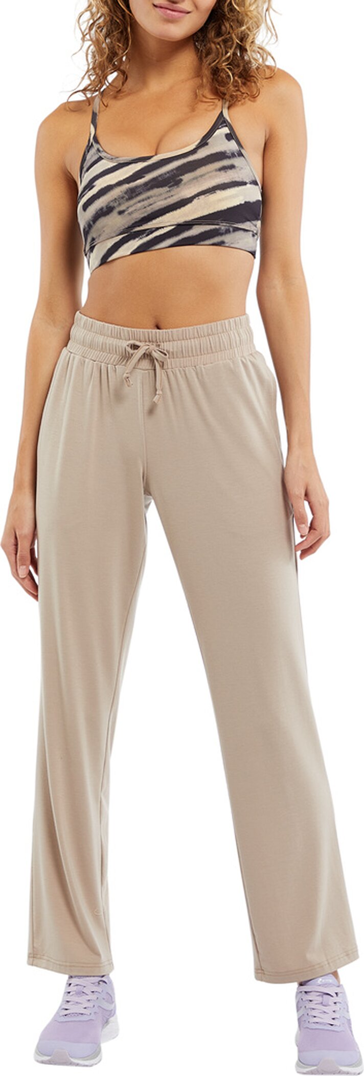 ENERGETICS Da.-Sport-BH Gigi V W AOP-/BLACK/BROWN LIG – Bild 4