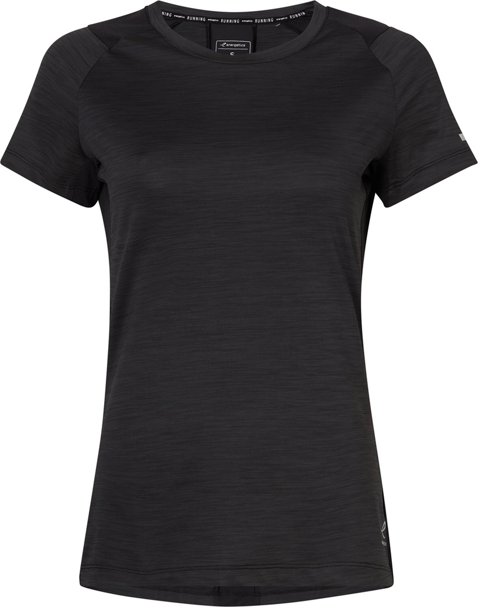 ENERGETICS Da.-T-Shirt Evii SS W MELANGE/BLACK/BLACK