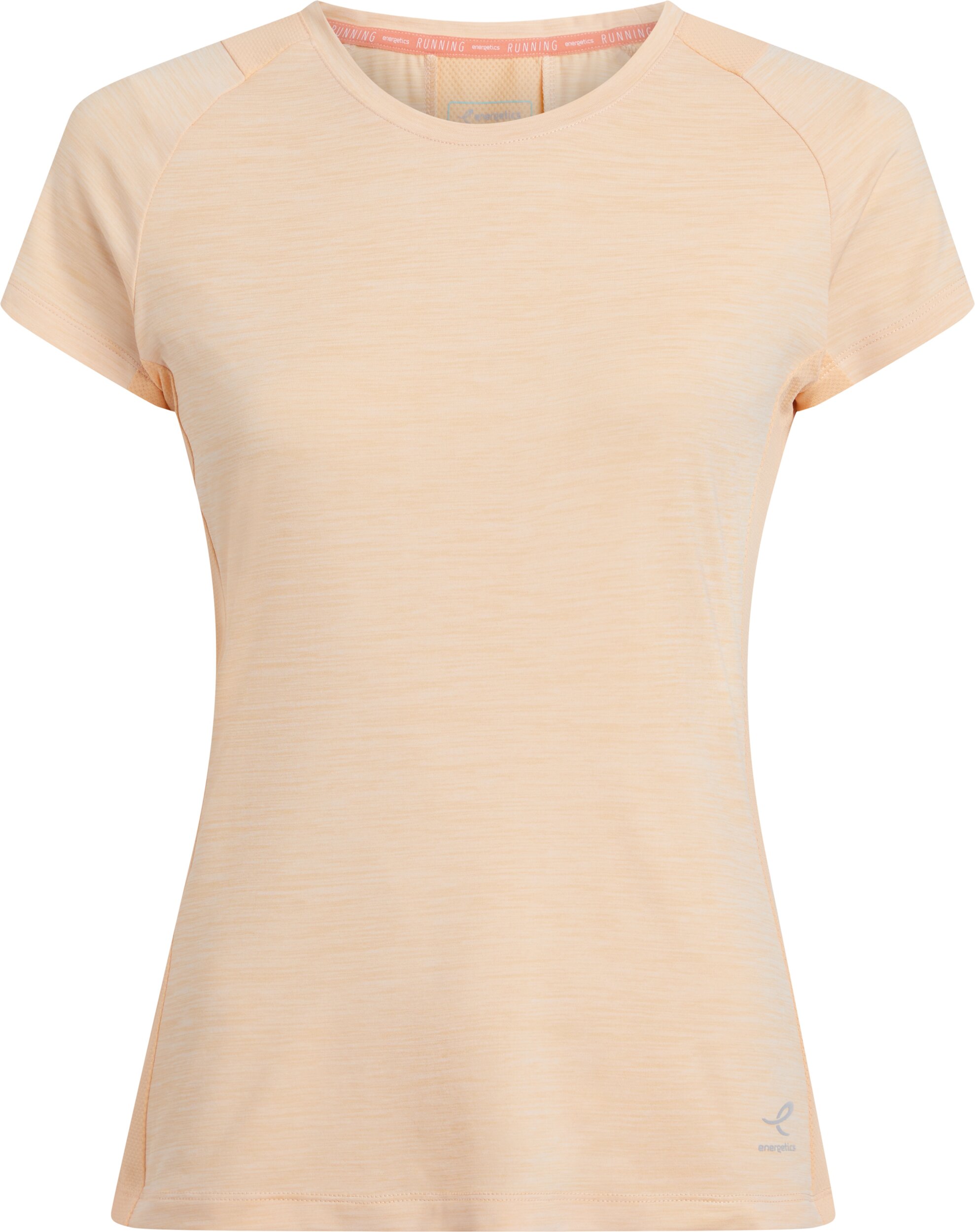 ENERGETICS Da.-T-Shirt Evii SS W MELANGE/ORANGE LIGHT