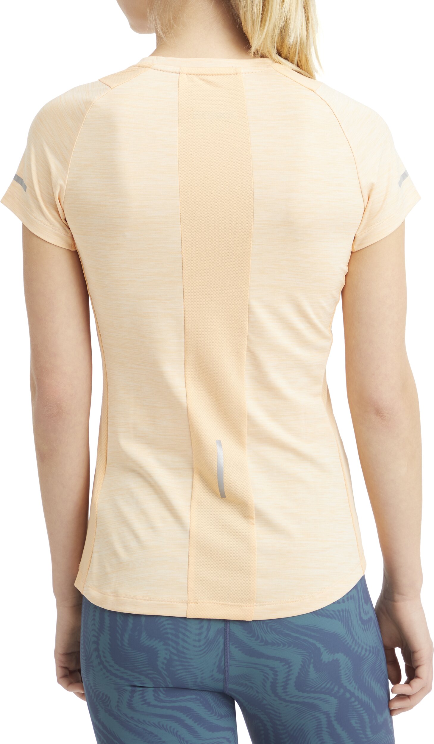 ENERGETICS Da.-T-Shirt Evii SS W MELANGE/ORANGE LIGHT – Bild 2