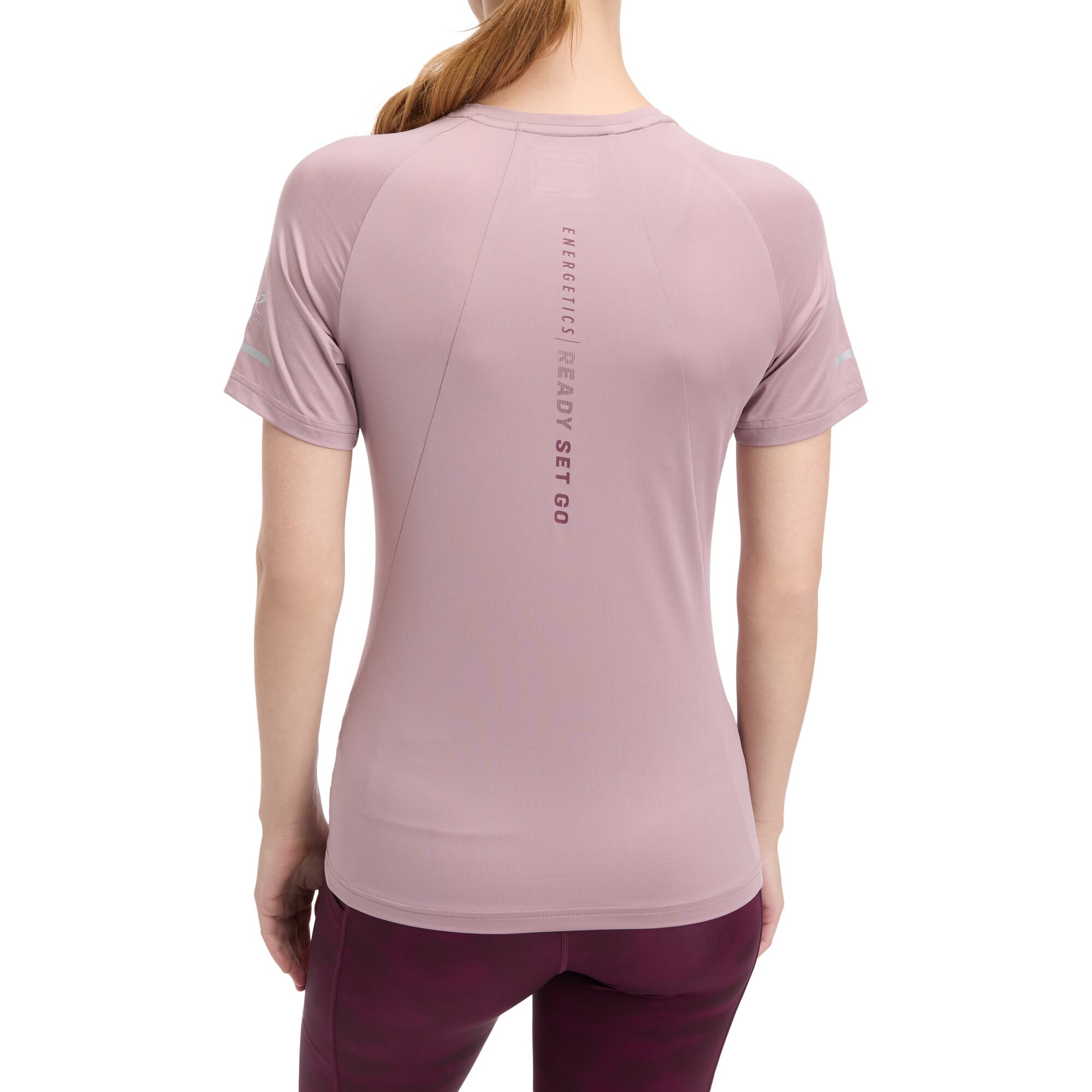 ENERGETICS Da.-T-Shirt Giade II SS W LILAC DARK/RED WINE – Bild 2