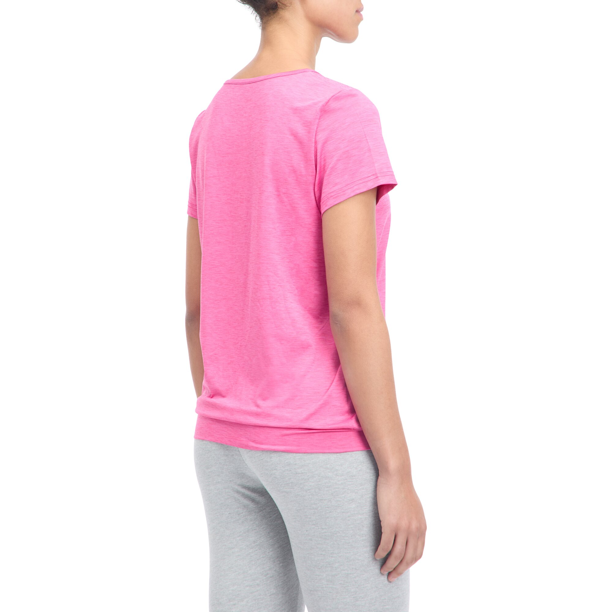 ENERGETICS Da.-T-Shirt Jewel SS W MELANGE/PINK/PINK – Bild 2