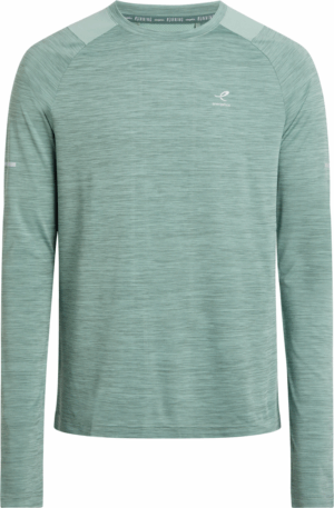 ENERGETICS He.-Langarmshirt Ailo LS M MELANGE/BLUE AQUA/GR