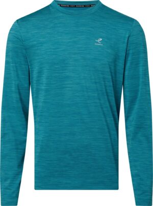 ENERGETICS He.-Langarmshirt Alois LS M MELANGE/BLUE AQUA
