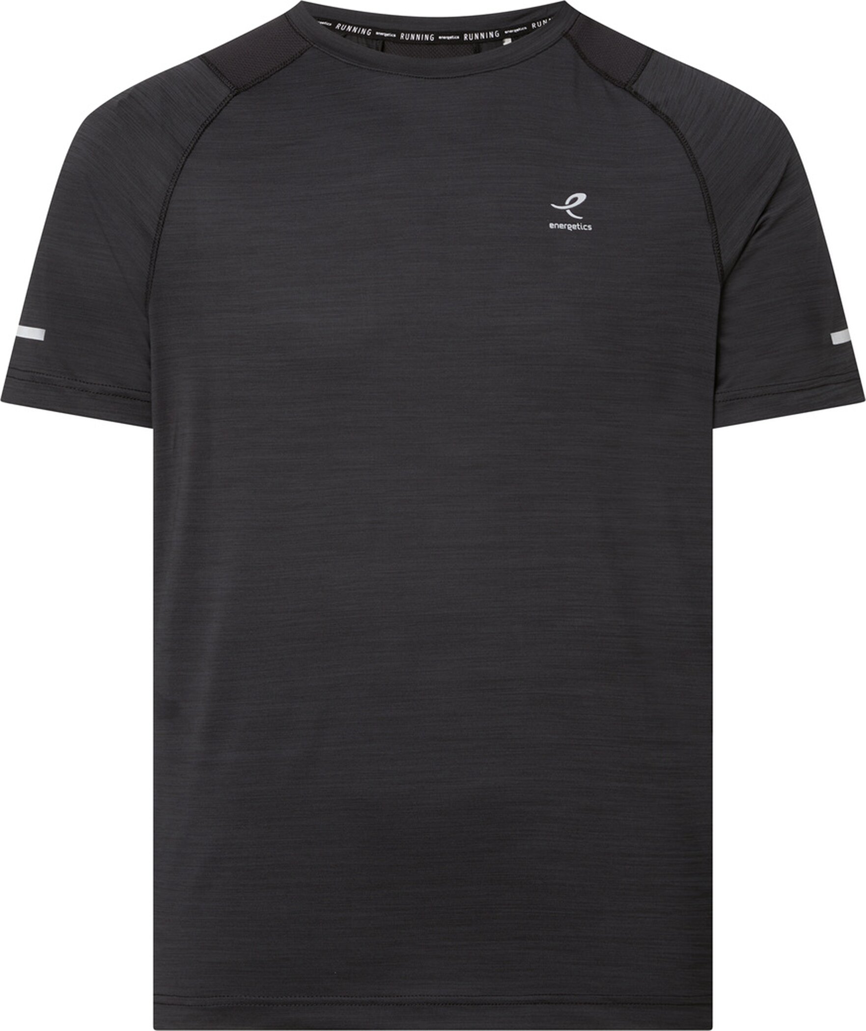 ENERGETICS He.-T-Shirt Ailo SS M MELANGE/BLACK/BLACK