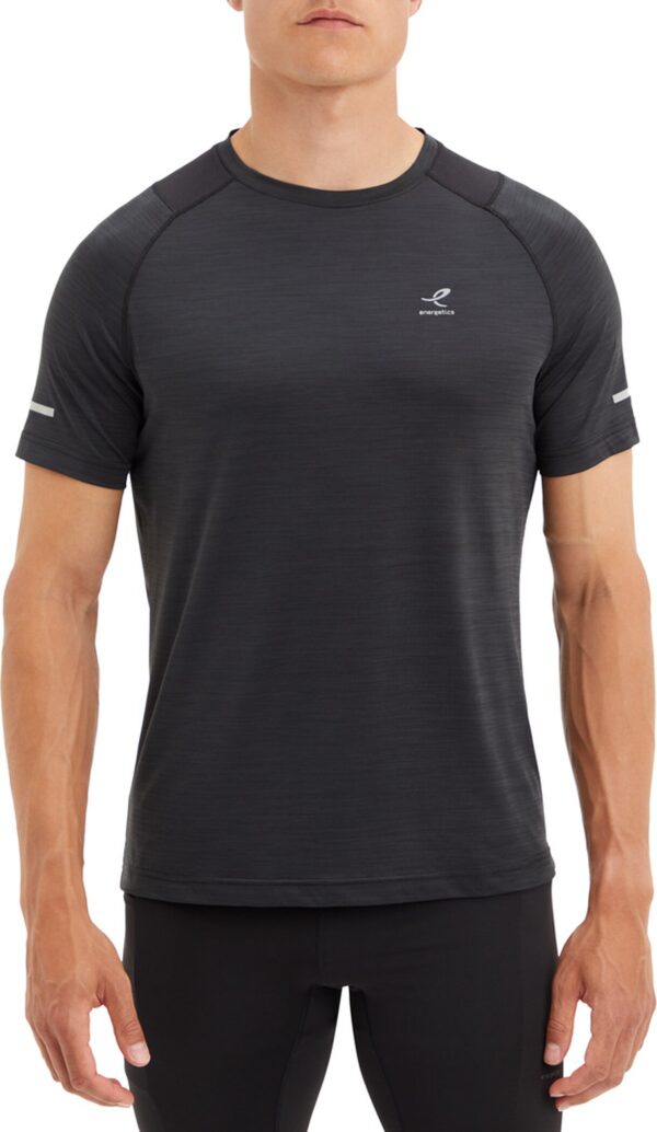 ENERGETICS He.-T-Shirt Ailo SS M MELANGE/BLACK/BLACK – Bild 2