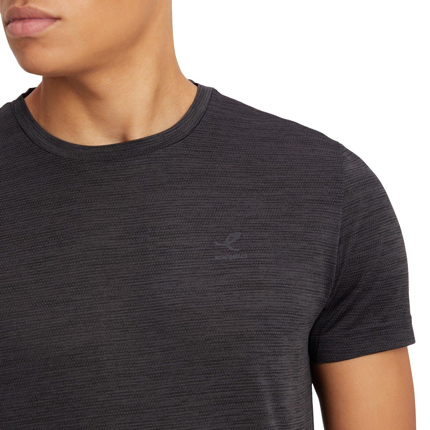 ENERGETICS He.-T-Shirt Telly SS M MELANGE/BLACK – Bild 2