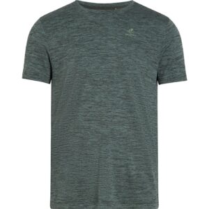 ENERGETICS He.-T-Shirt Telly SS M MELANGE/GREEN DARK/G