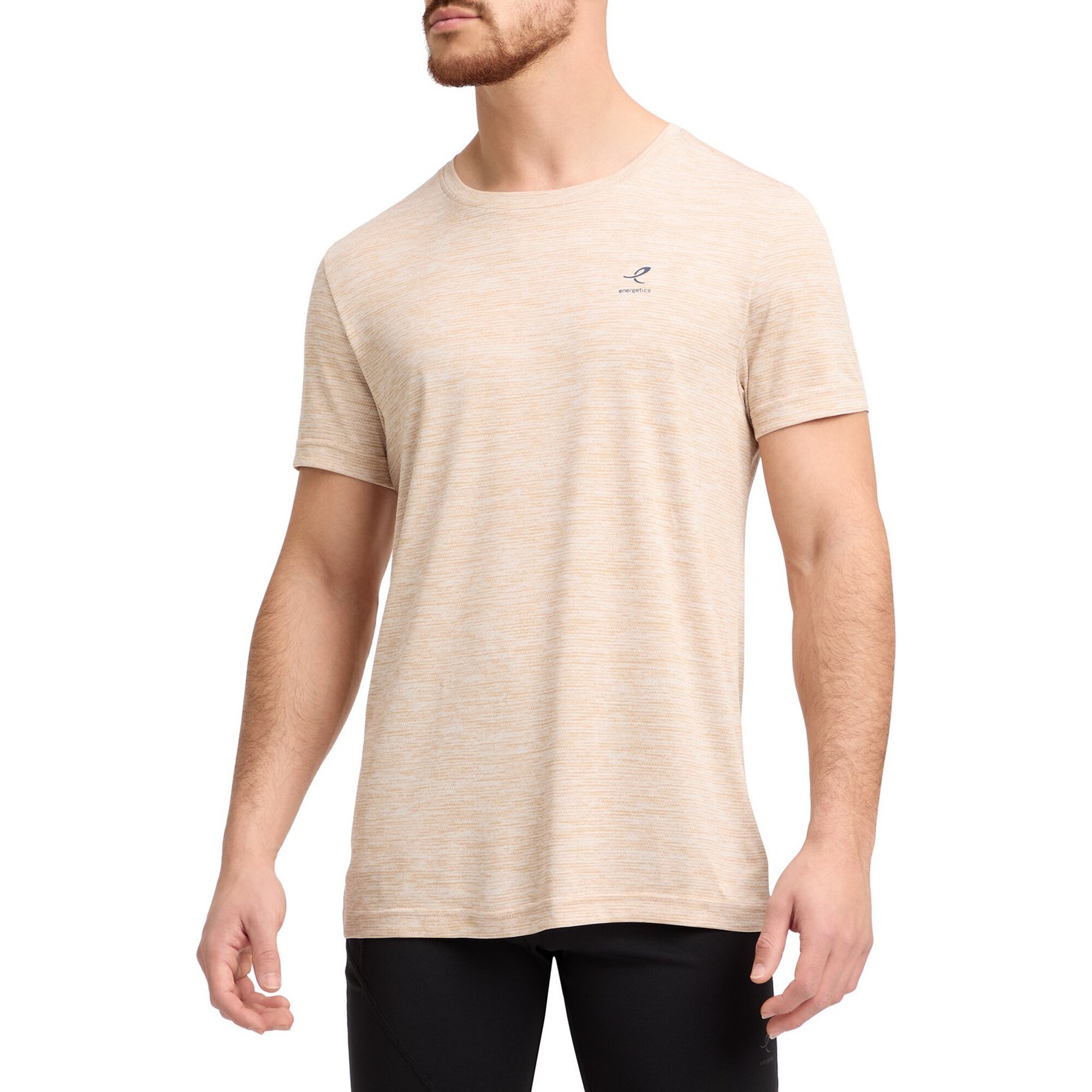 ENERGETICS He.-T-Shirt Telly SS M MELANGE/BEIGE – Bild 2