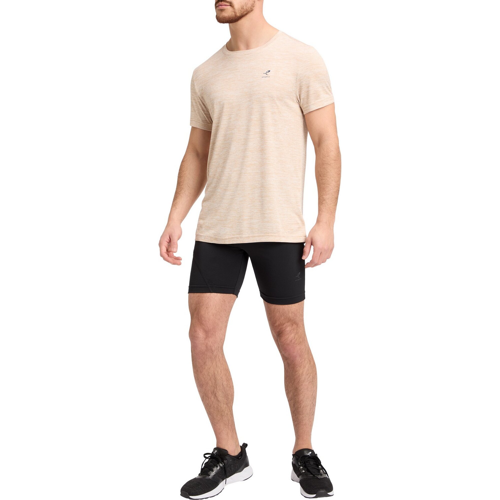 ENERGETICS He.-T-Shirt Telly SS M MELANGE/BEIGE – Bild 3