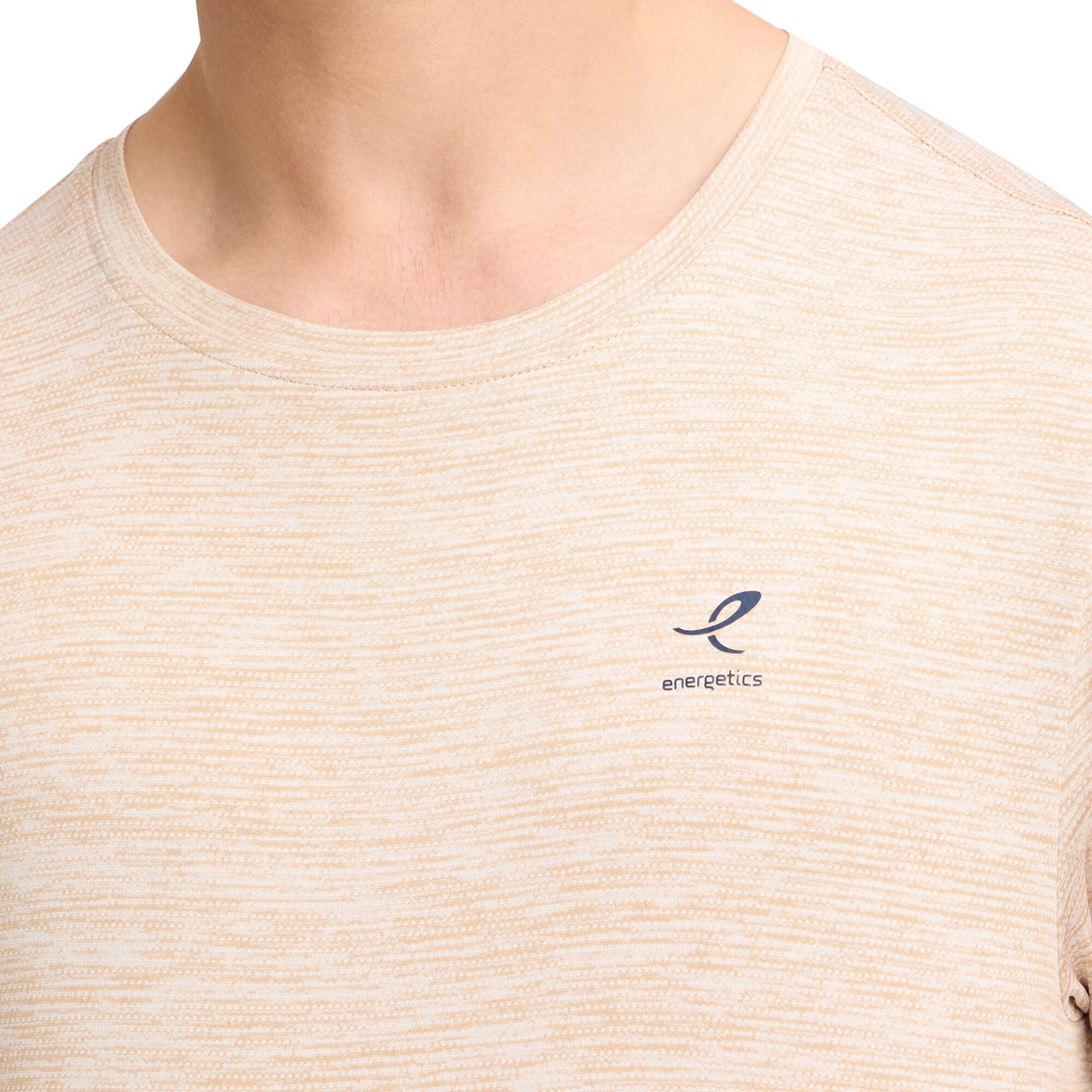 ENERGETICS He.-T-Shirt Telly SS M MELANGE/BEIGE – Bild 4