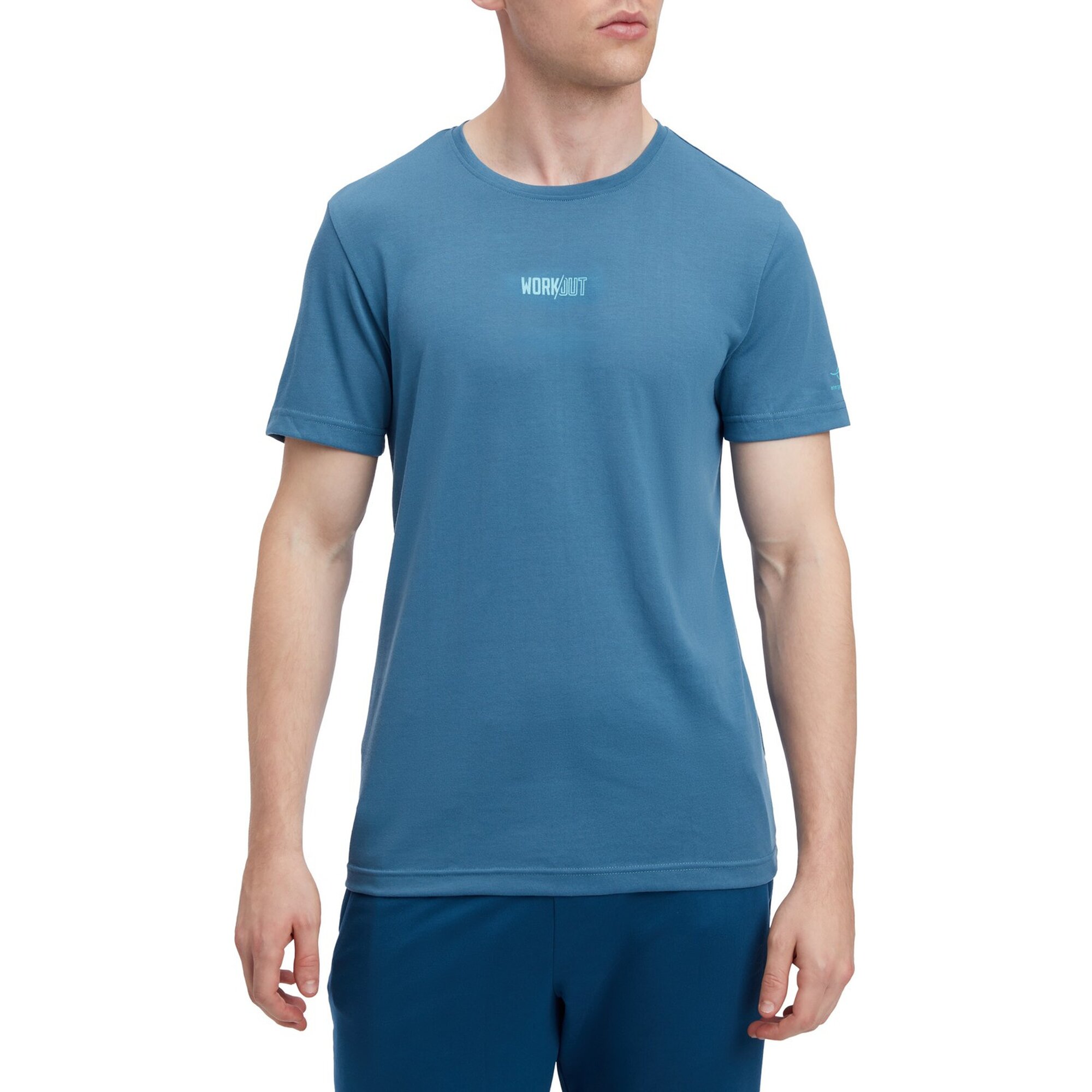 ENERGETICS He.-T-Shirt Tommi IV SS M BLUE PETROL – Bild 2