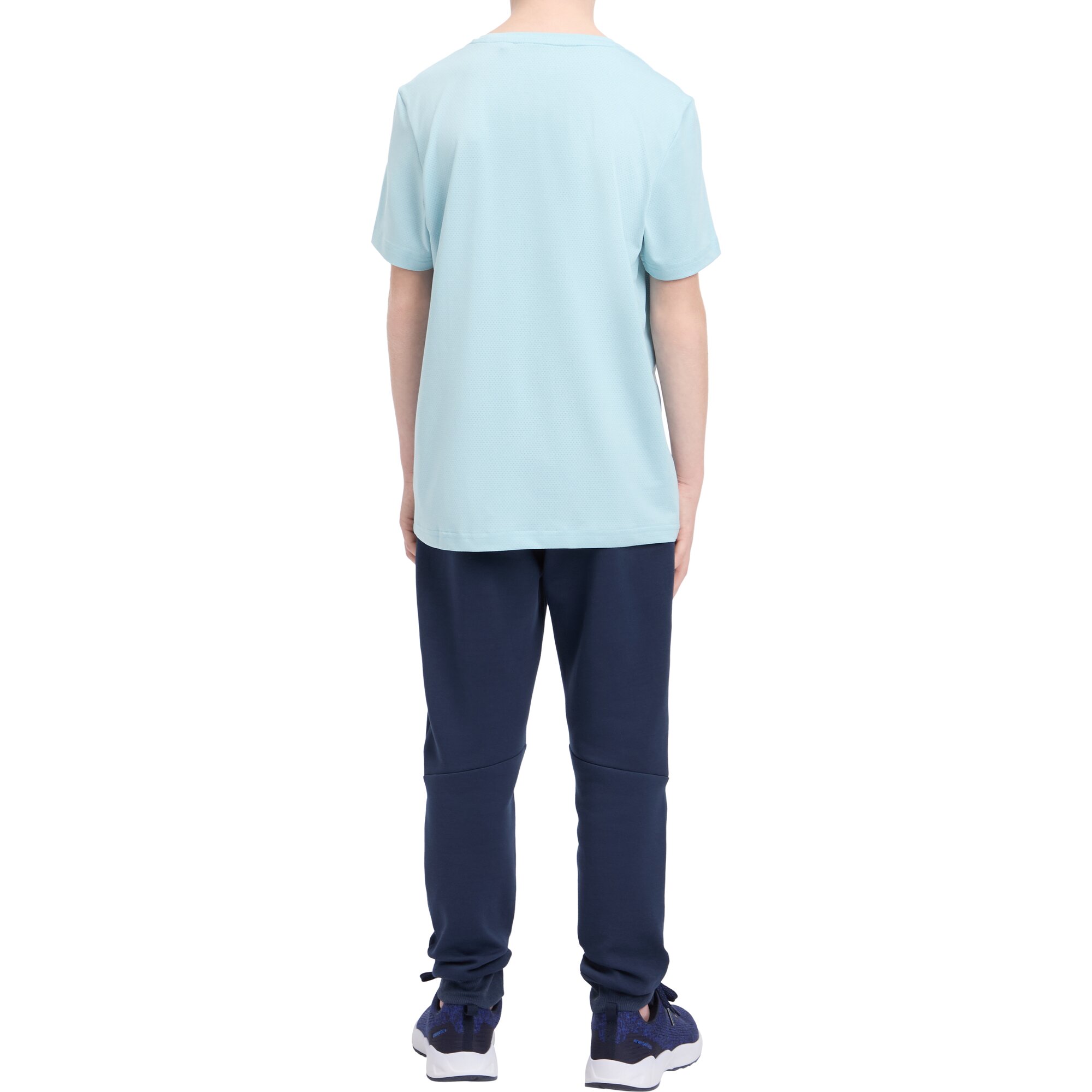 ENERGETICS Ju.-T-Shirt Tibo B MELANGE/BLUE LIGHT/B – Bild 2