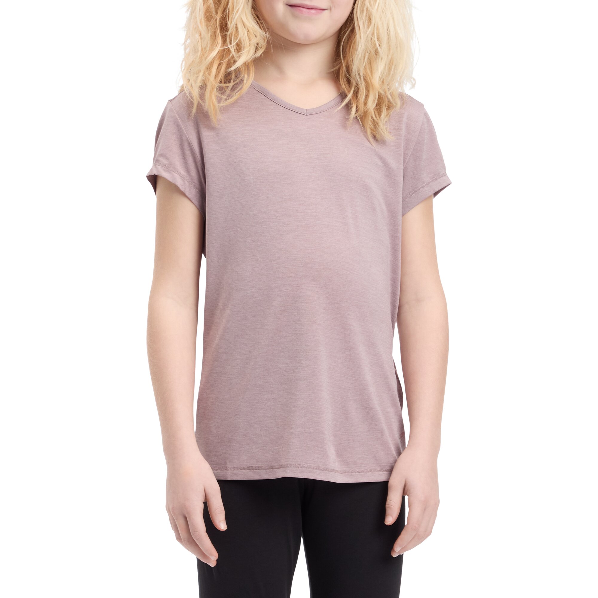 ENERGETICS Mä.-T-Shirt Gaminel 2 jrs MELANGE/LILAC DARK – Bild 3