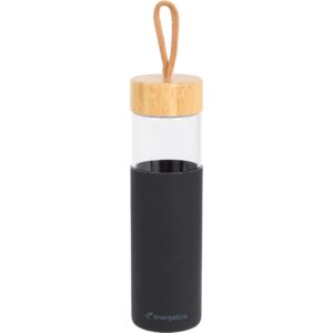 ENERGETICS Trinkflasche Glass Bottle III BLACK/ANTHRACITE