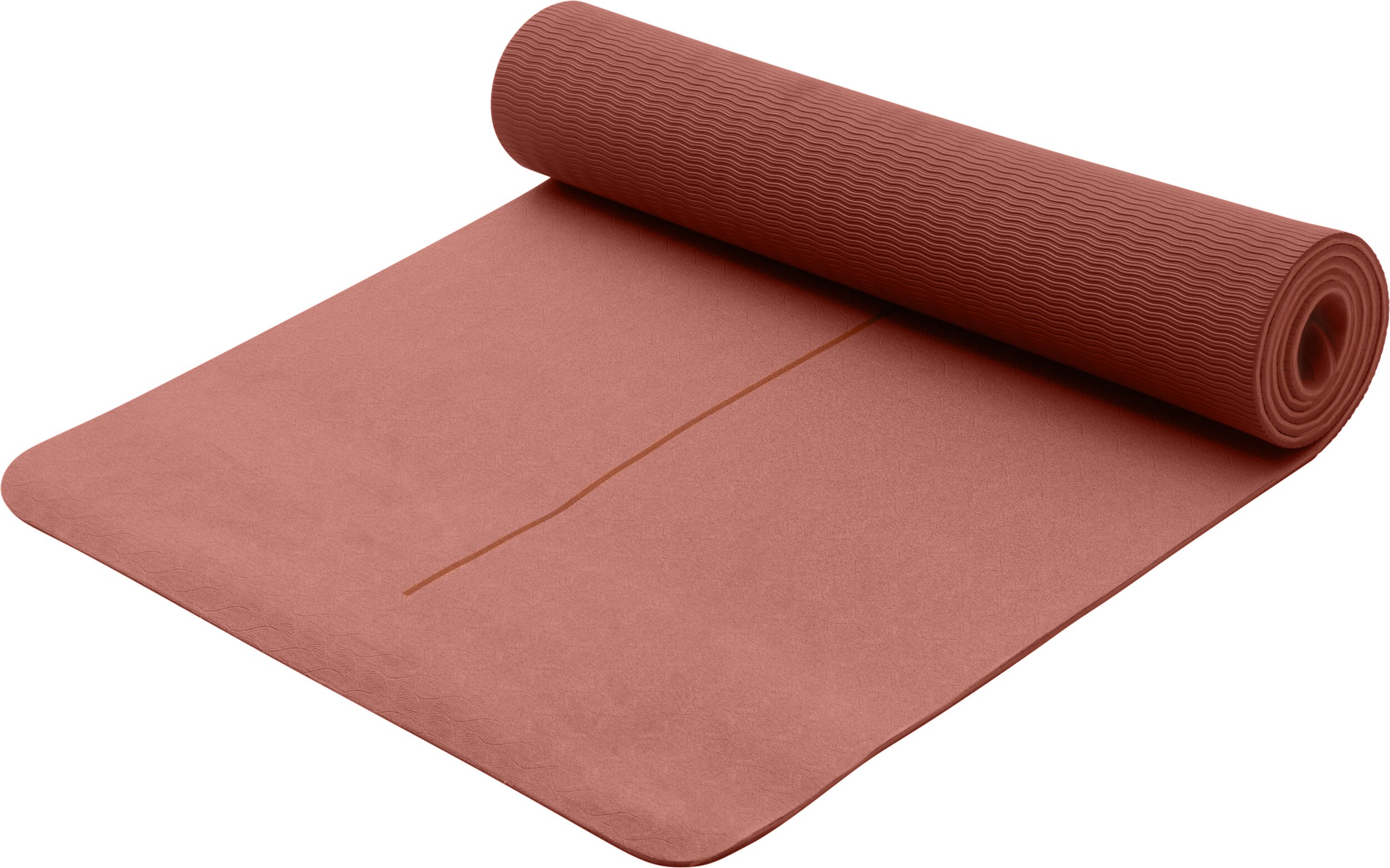 ENERGETICS Yoga-Matte PVC Free Yoga Mat 1.0 RED LIGHT/RED RUST
