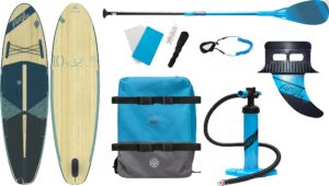 FIREFLY SUP-Board iSUP 300 COM I WOOD/BROWN DARK/GREE