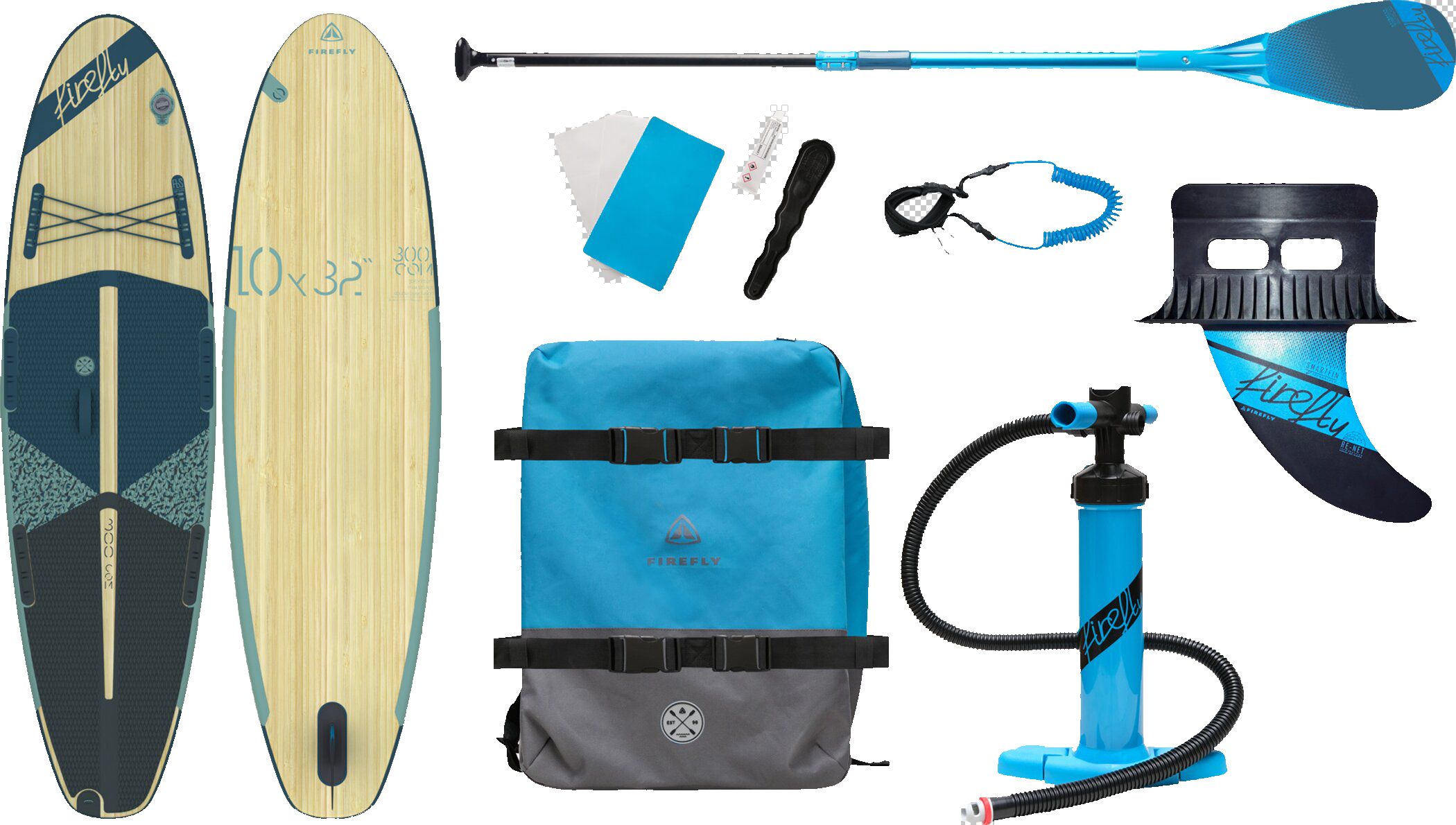 FIREFLY SUP-Board iSUP 300 COM I WOOD/BROWN DARK/GREE