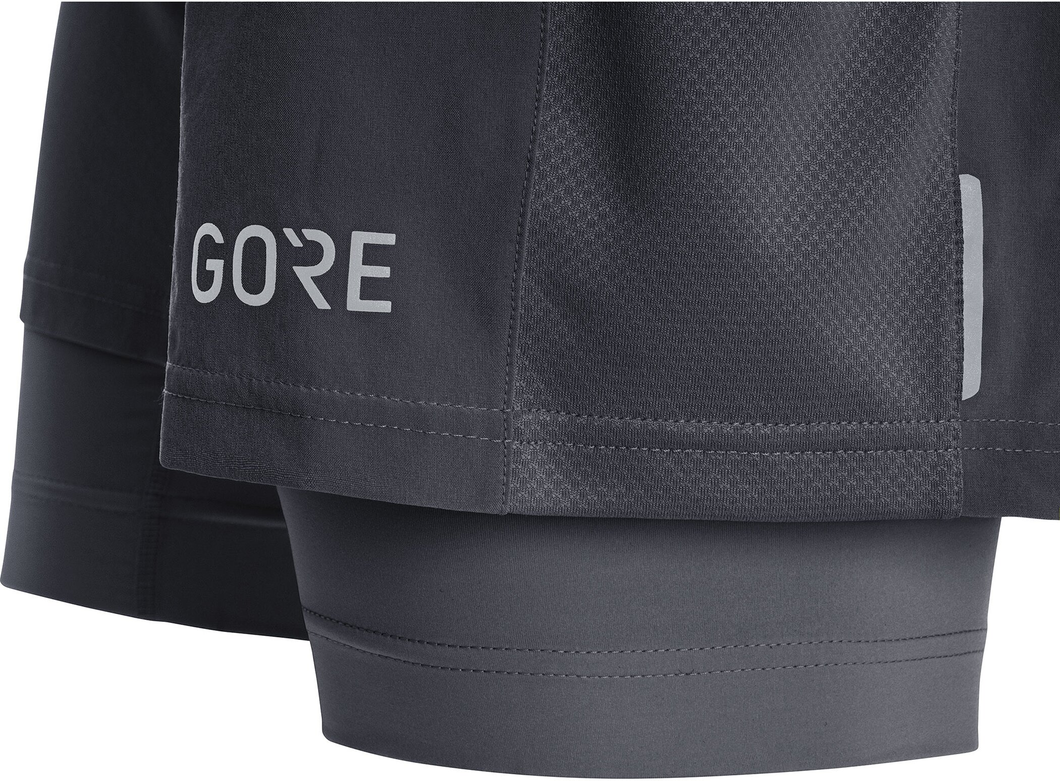 GORE WEAR R5 2in1 Shorts BLACK – Bild 3