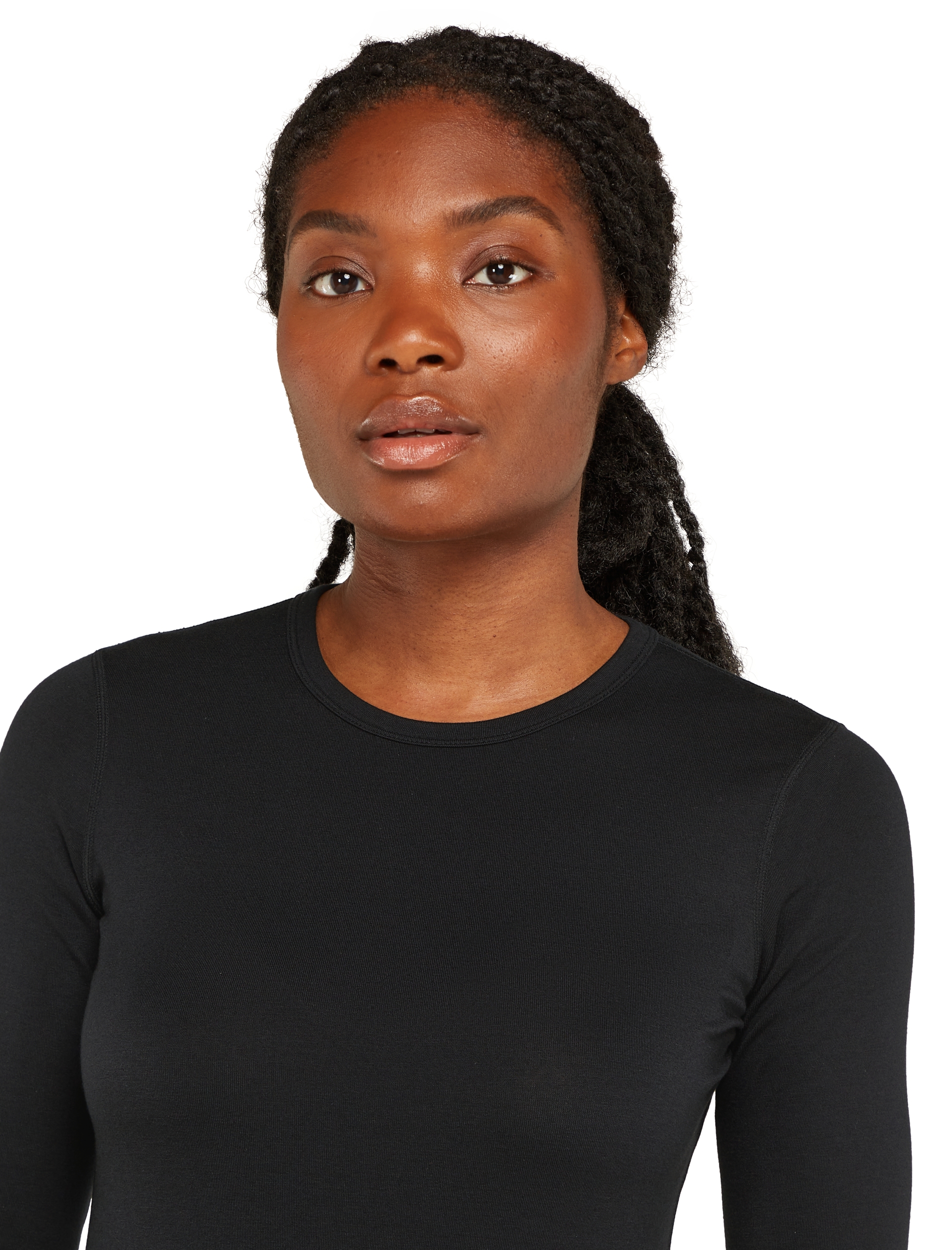 ICEBREAKER W Mer Core Heavyweight LS Crewe BLACK – Bild 6