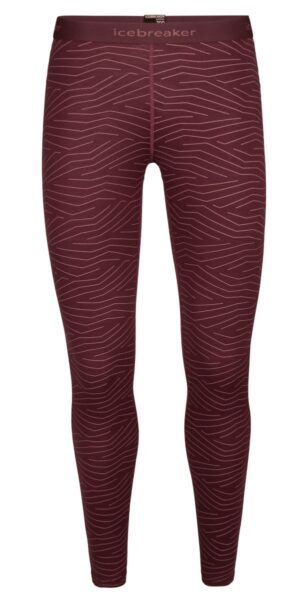 ICEBREAKER Wmns 200 Oasis Leggings Napasoq Lin REDWOOD