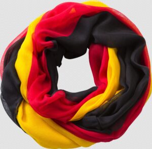 IDM Schlauchschal Deutschland SCHWARZ/ROT/GEL