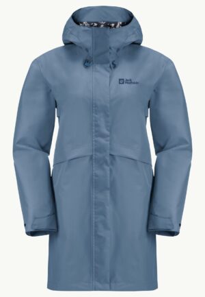 JACK WOLFSKIN CAPE WEST COAT W ELEMENTAL BLUE