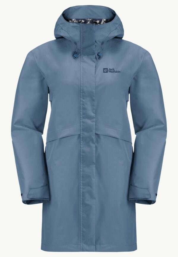 JACK WOLFSKIN CAPE WEST COAT W ELEMENTAL BLUE