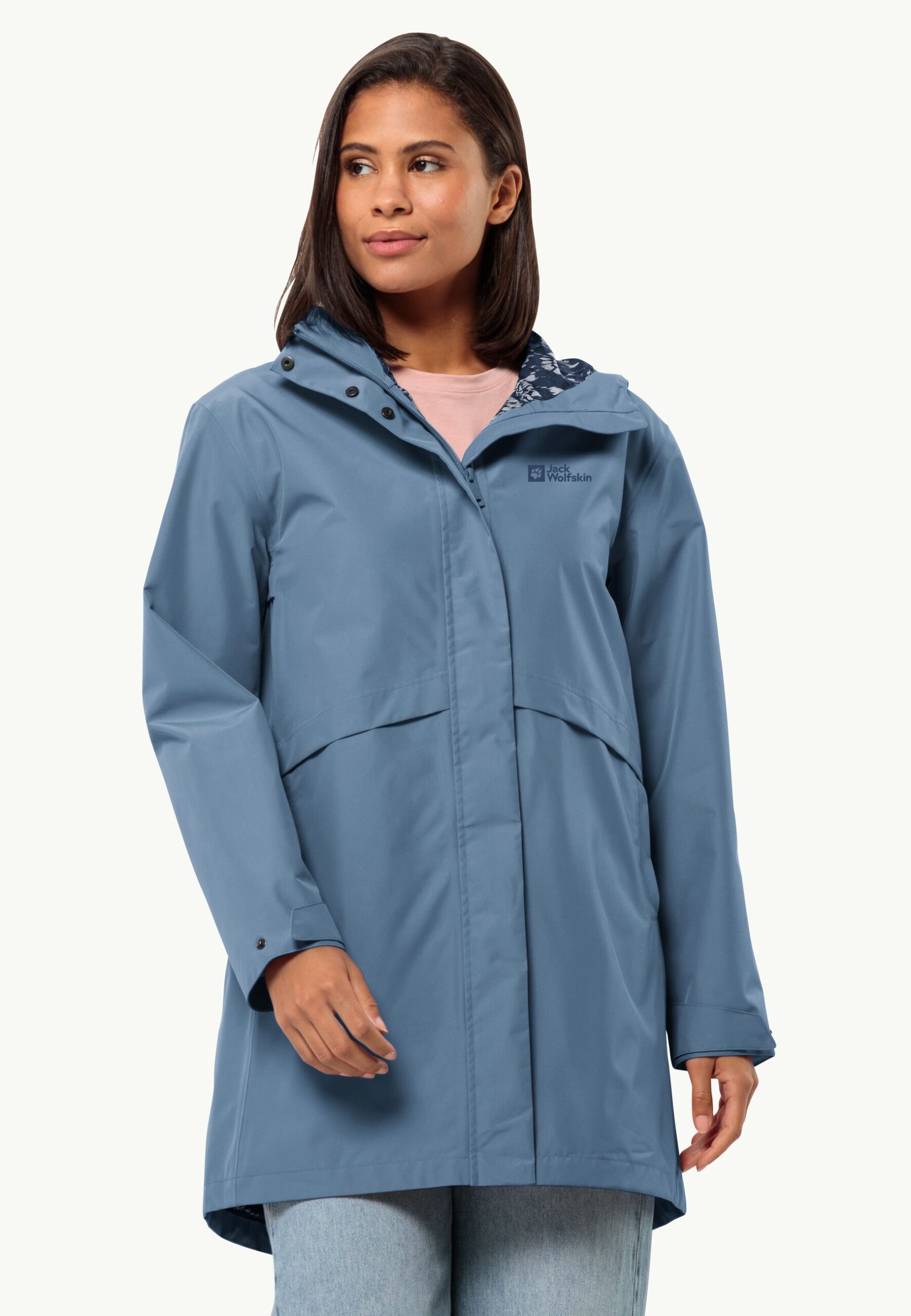 JACK WOLFSKIN CAPE WEST COAT W ELEMENTAL BLUE – Bild 6