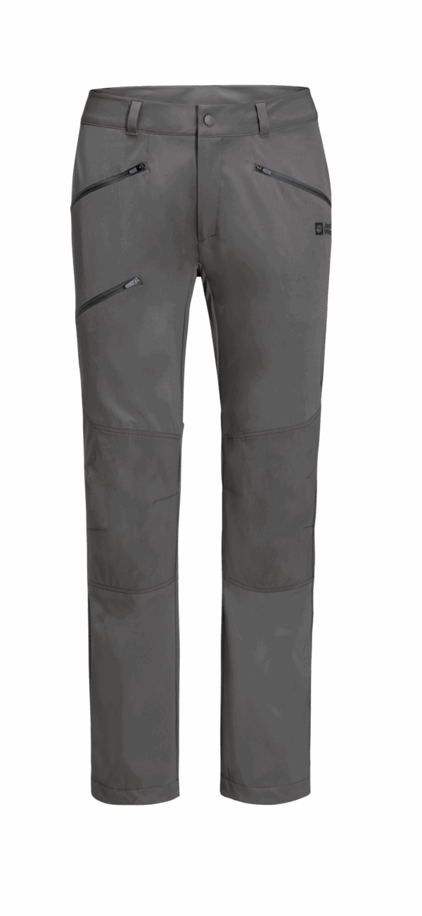 JACK WOLFSKIN HIKING ALPINE PANTS M SLATE