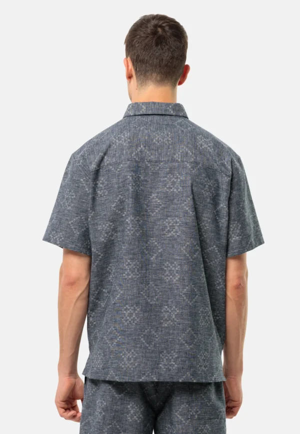 JACK WOLFSKIN KARANA SHIRT M NIGHT BLUE – Bild 2