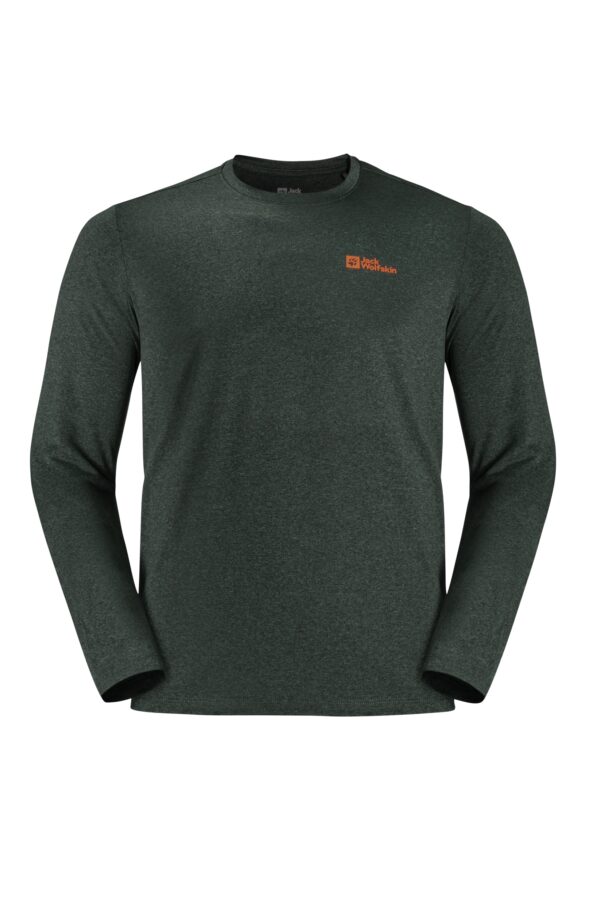 JACK WOLFSKIN SKY THERMAL L/S M BLACK OLIVE