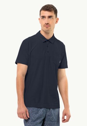 JACK WOLFSKIN TERRAL POLO M NIGHT BLUE